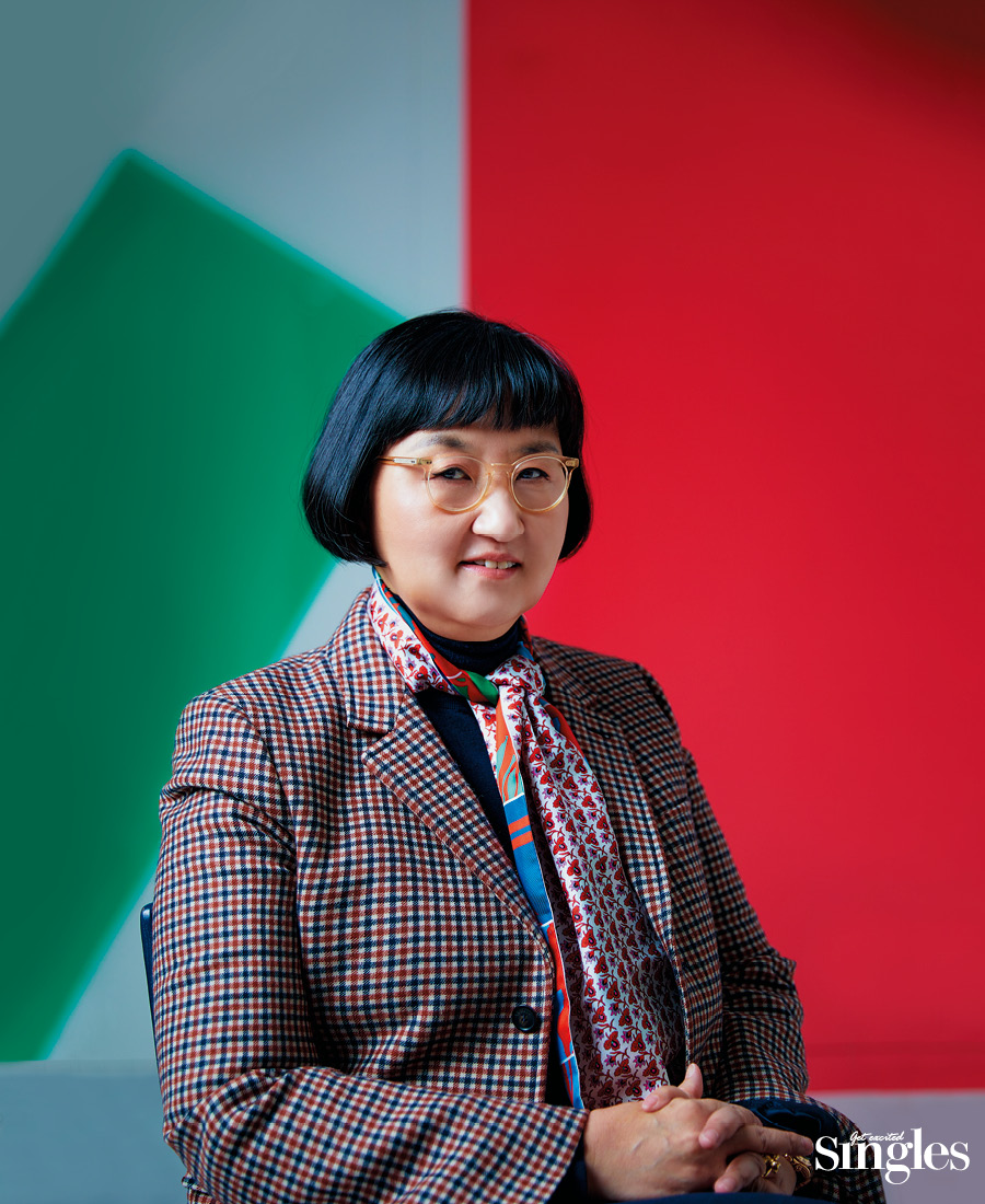 노희영 대표의 싱글즈 화보 이미지 